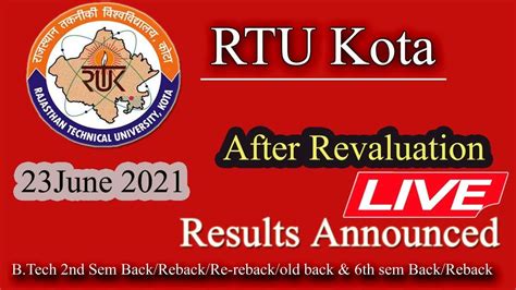 rtu kota result|rtu result 2021.